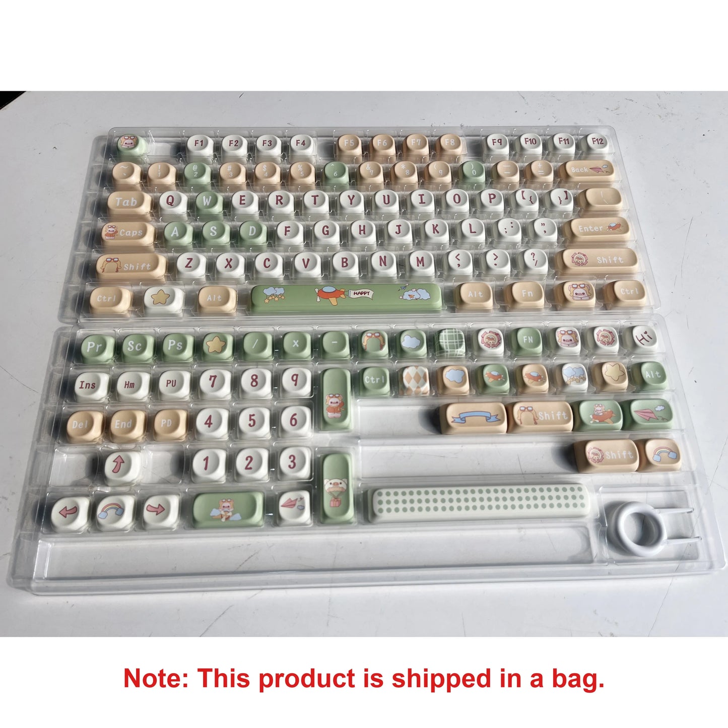 130+ Keys MOA Profile KT Cat PBT Keycaps Customs 5 Side Dye Sub Key caps for Cherry Gateron MX Switches Mechanical Keyboards