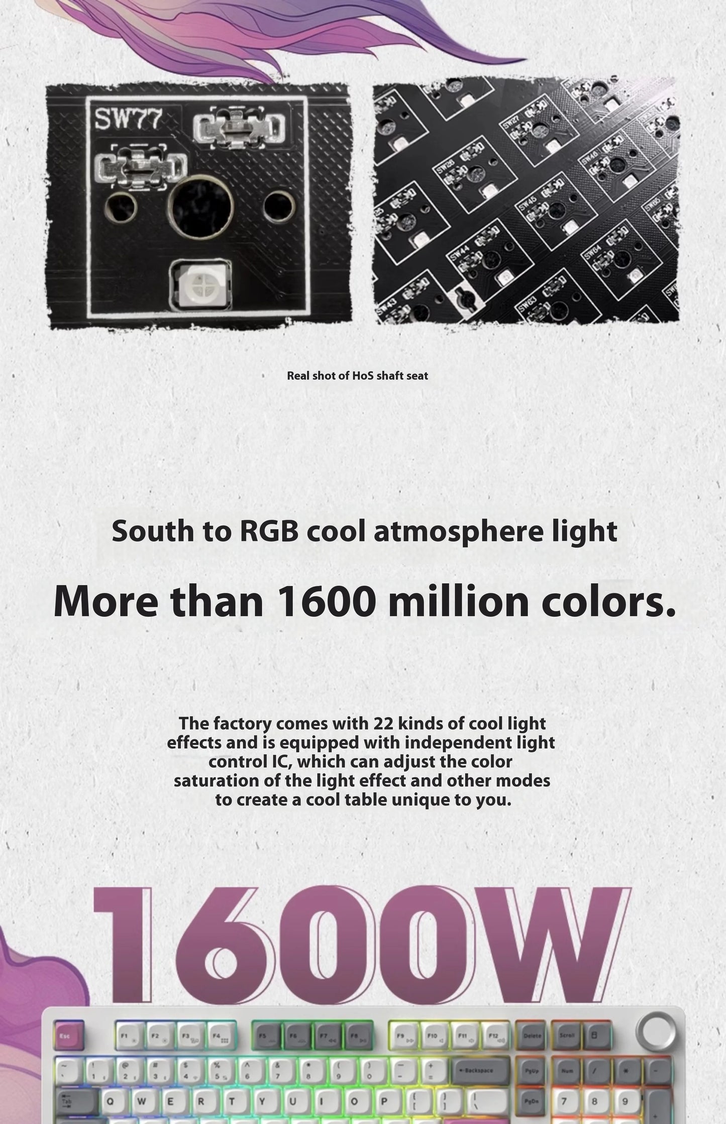 SKN Qinglong Mechanical Keyboard Three-Mode Connection Gasket Structure Hot Plug Low Latency Gaming Keyboard Work Effortlessly