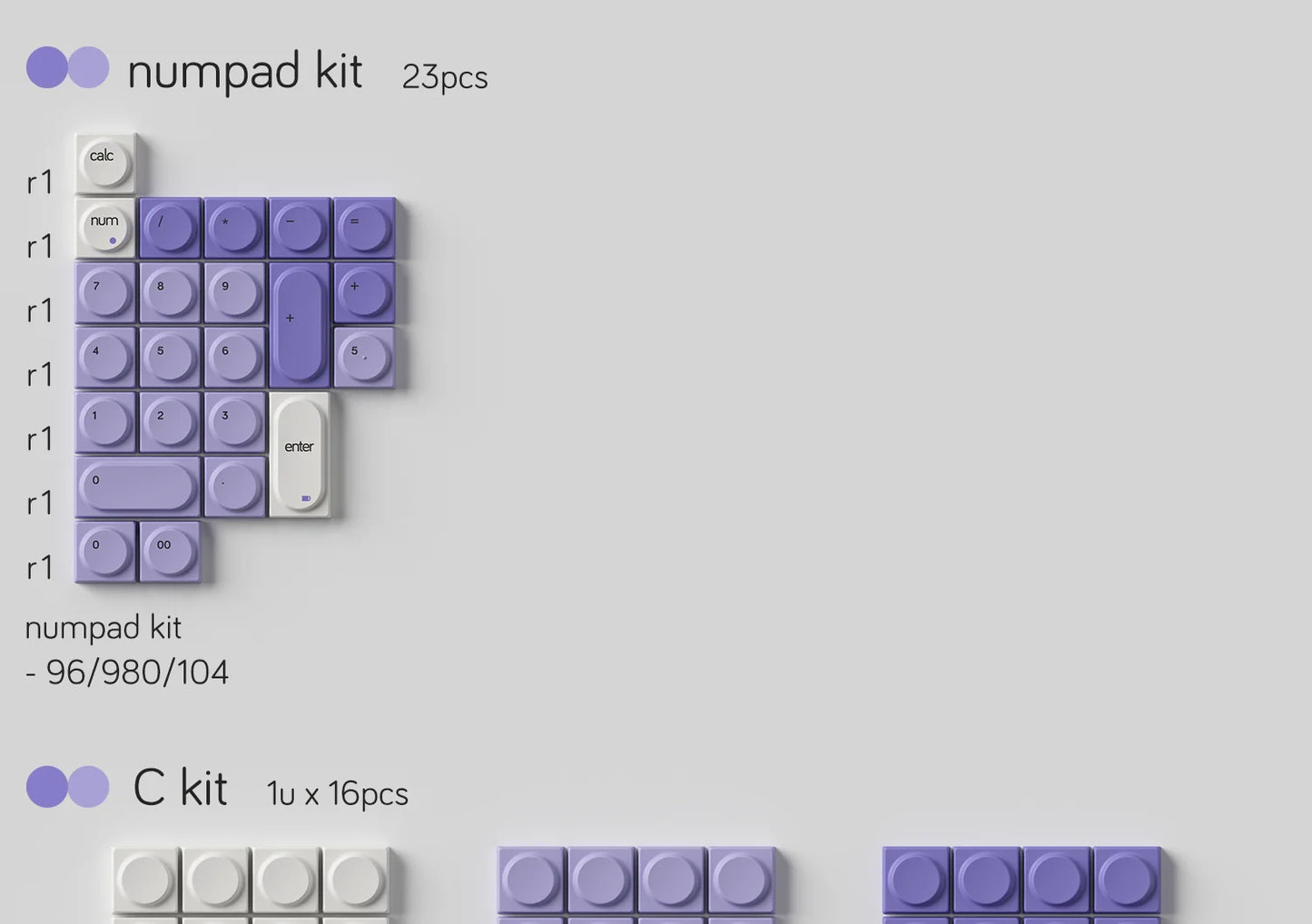 Keycaps Taro Milk Purple White Pbt Sublimation Building Blocks Toy Keycaps 155Keys For Diy Aula 75 Customized Keycap