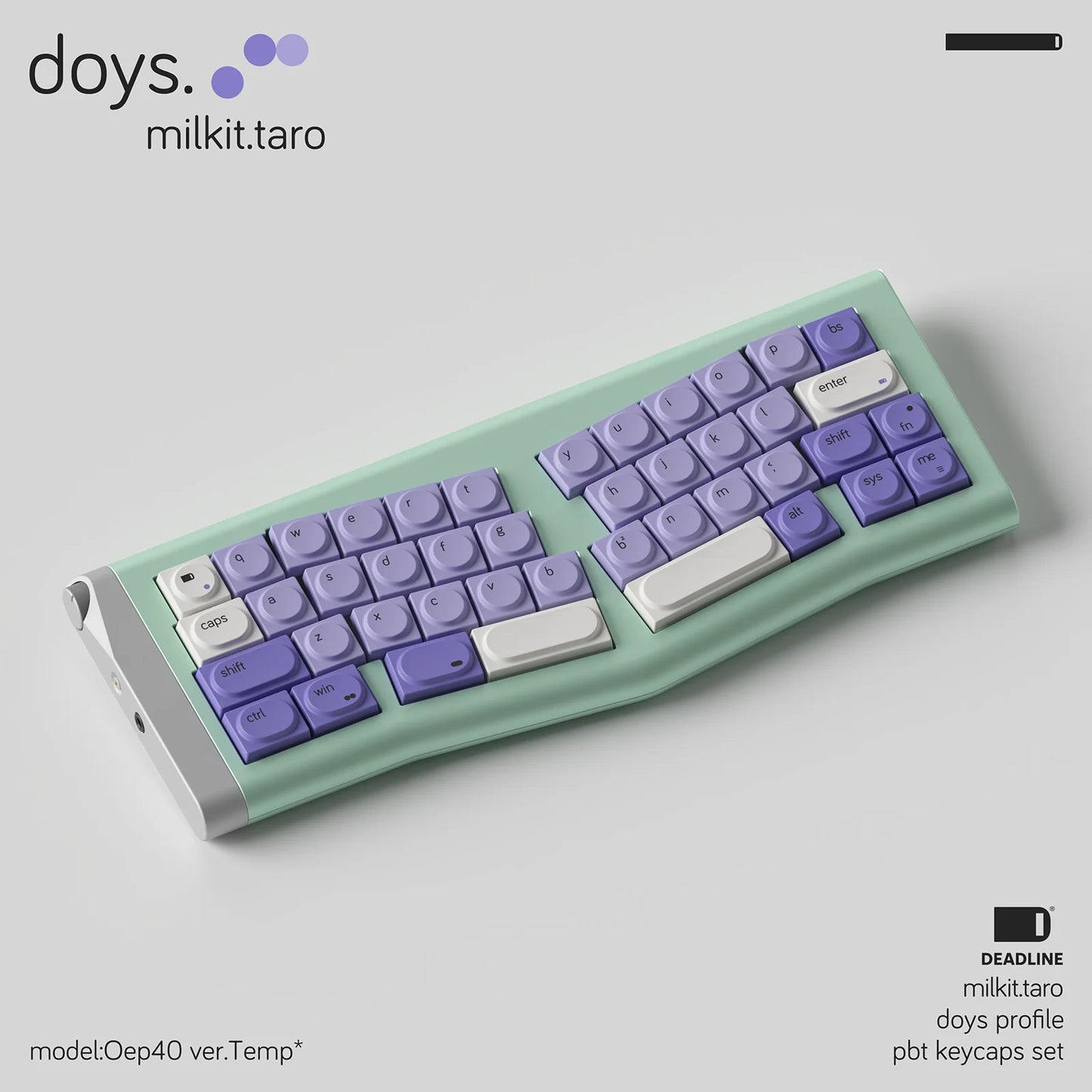 Keycaps Taro Milk Purple White Pbt Sublimation Building Blocks Toy Keycaps 155Keys For Diy Aula 75 Customized Keycap
