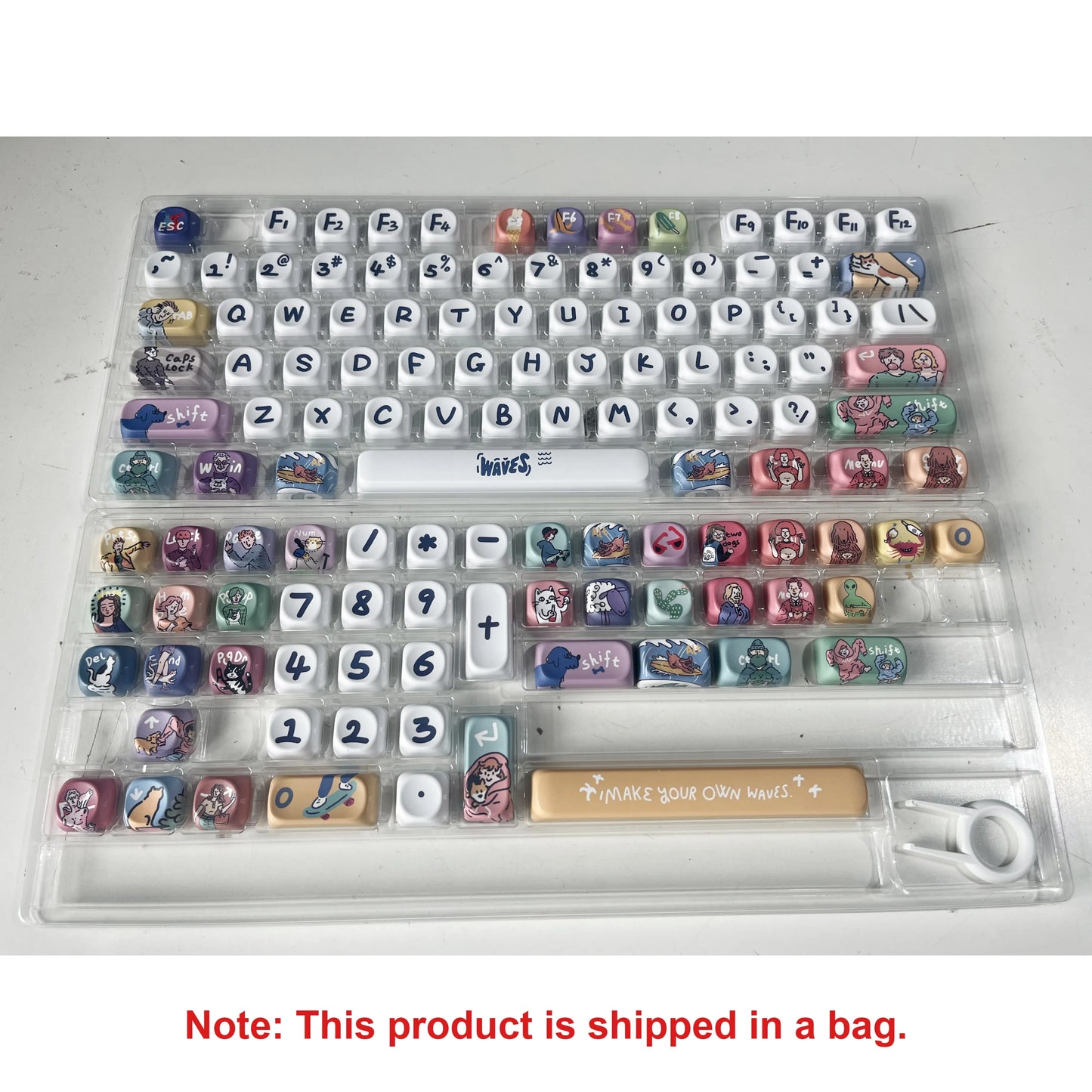 130+ Keys MOA Profile KT Cat PBT Keycaps Customs 5 Side Dye Sub Key caps for Cherry Gateron MX Switches Mechanical Keyboards