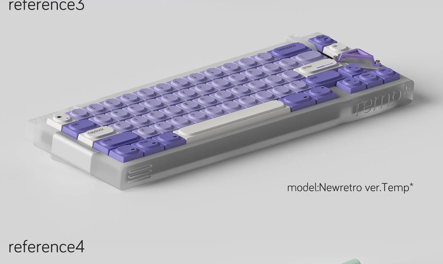 Keycaps Taro Milk Purple White Pbt Sublimation Building Blocks Toy Keycaps 155Keys For Diy Aula 75 Customized Keycap