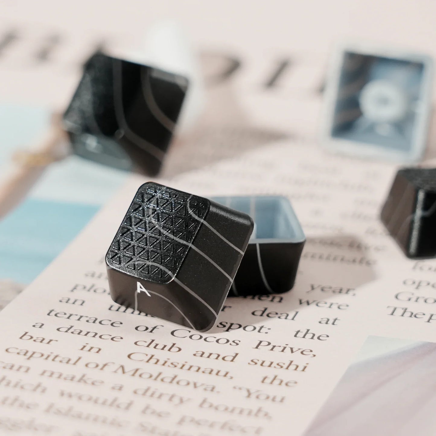XVX Topographic New Version Pattern Shine-Through OEM Profile IMD-Tech Keycap Set 118 keys