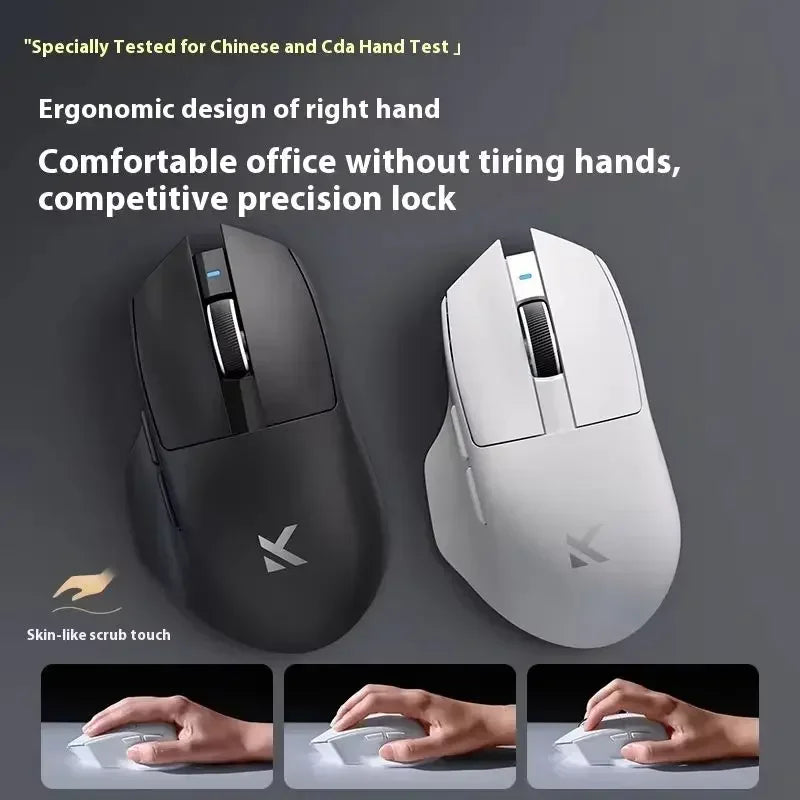 MCHOSE G7 Wireless Mouse.Low-Power Ergonomic Design Lightweight Gaming Mouse with Three Mode Connection High Performance