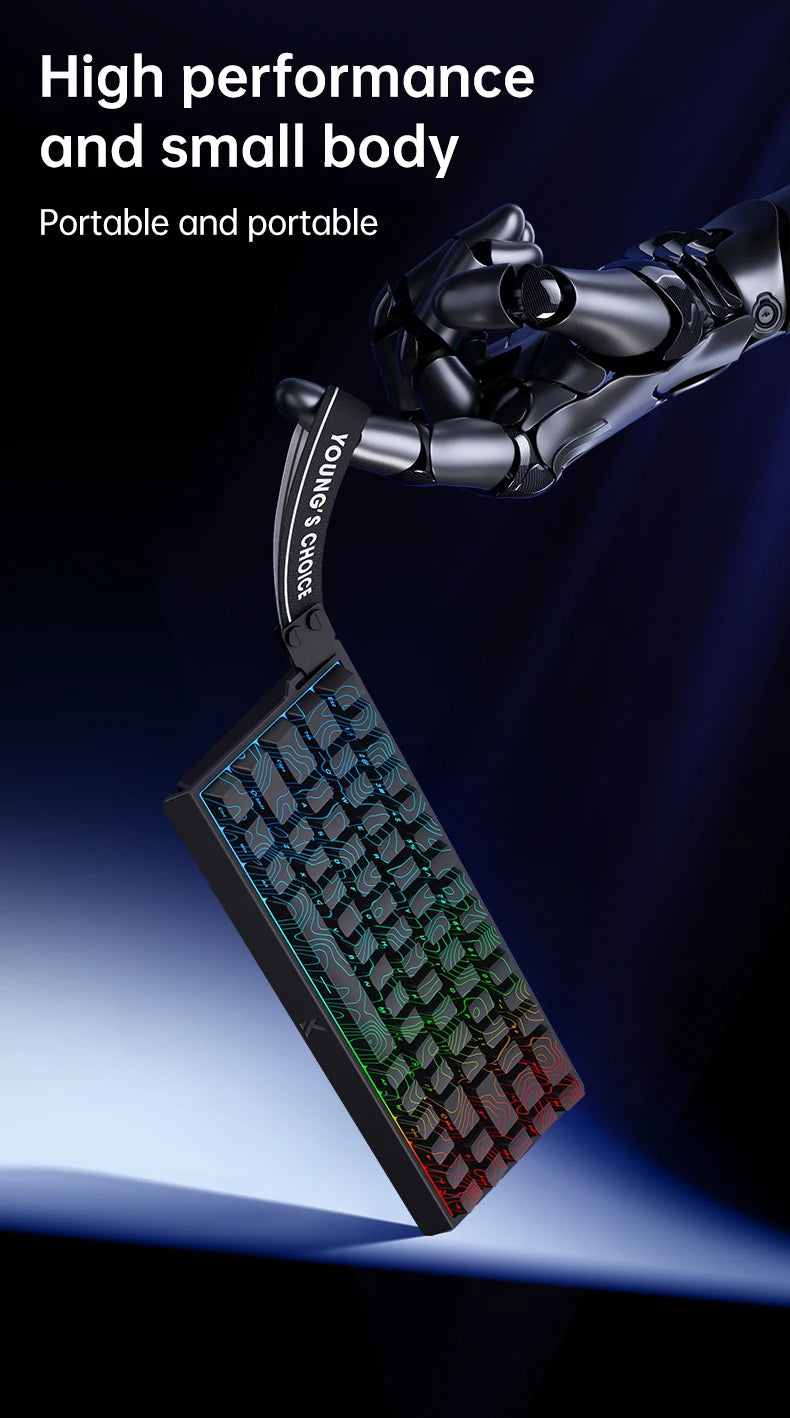 MCHOSE ACE68 Magnetic Keyboard Wired Mechanical ACE60 Pro for Gaming 0.01mm RapidTrigg 8000Hz SOCD/Rs 0.125ms 128K Sampling Rate