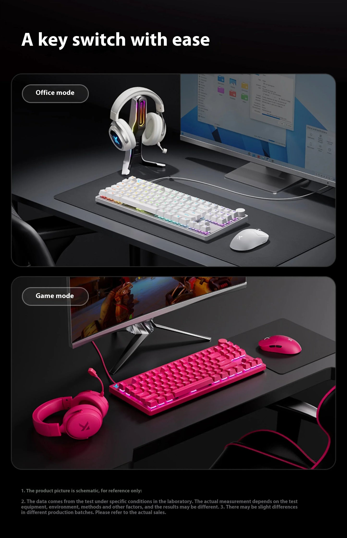 MCHOSE MIX87 Magnetic Switch Gaming Keyboards 8K 0.001mmRT RGB Light Custom Wired Mechanical Keyboard PC E-Sports Accessory Gift