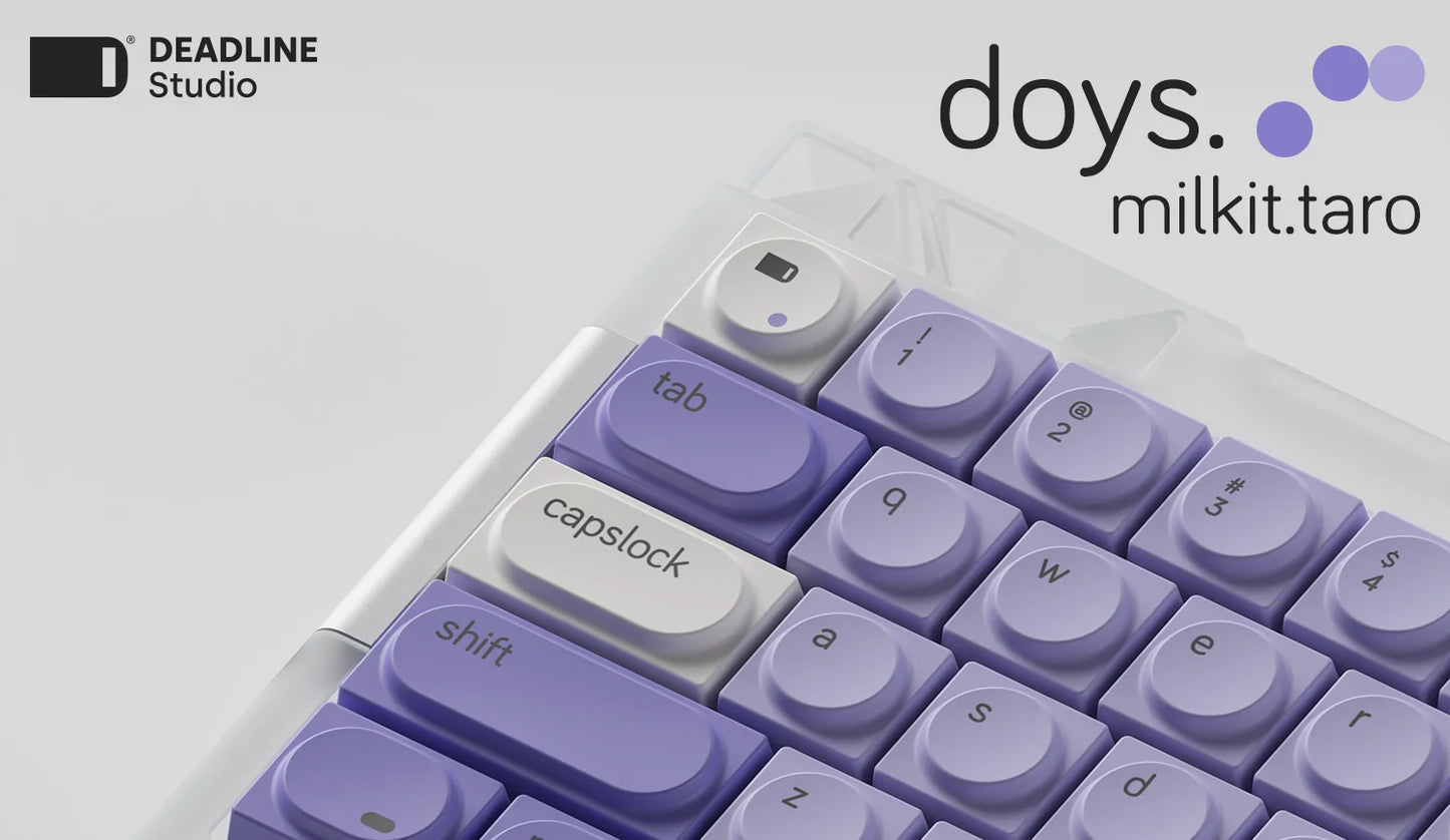 Keycaps Taro Milk Purple White Pbt Sublimation Building Blocks Toy Keycaps 155Keys For Diy Aula 75 Customized Keycap