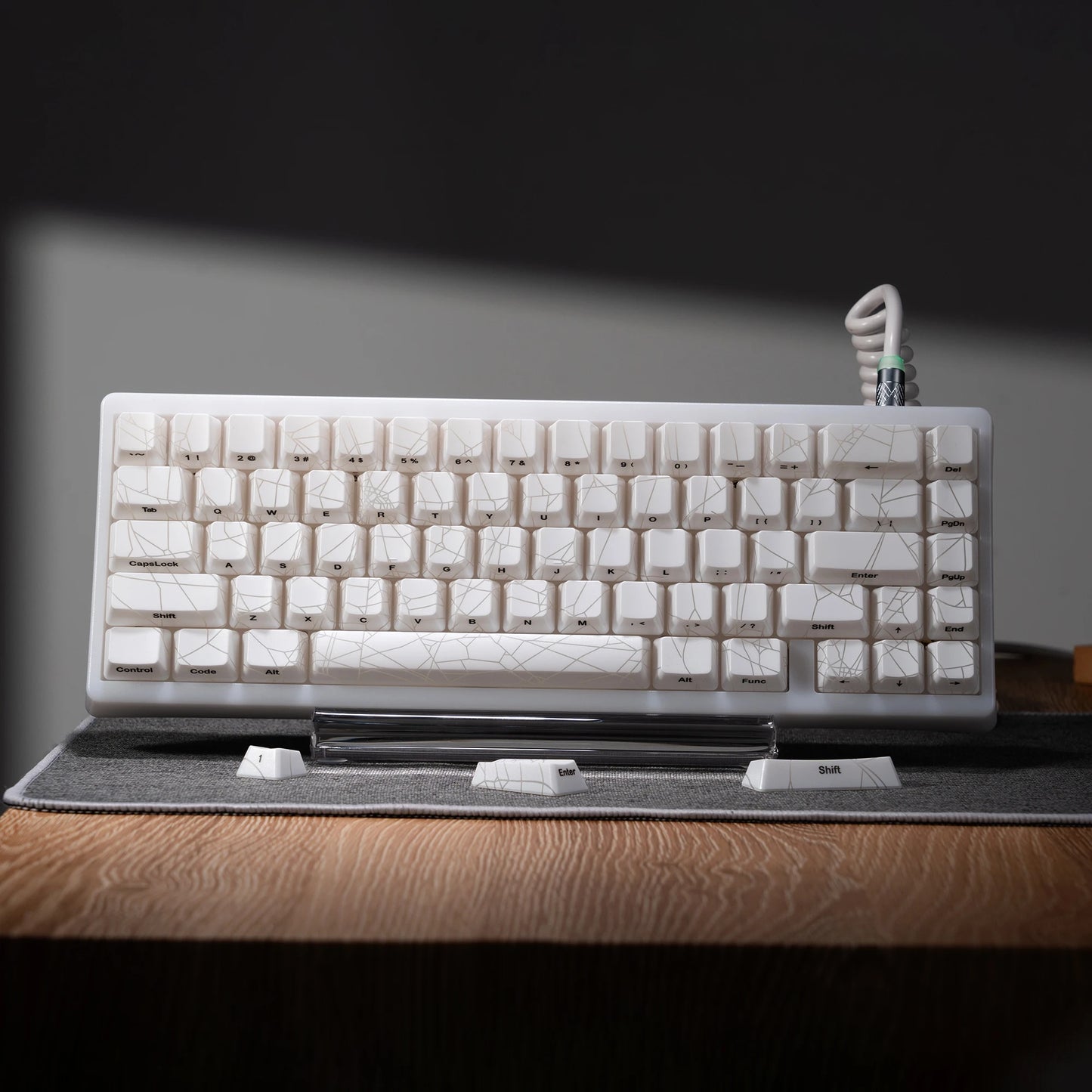 XVX Topographic New Version Pattern Shine-Through OEM Profile IMD-Tech Keycap Set 118 keys