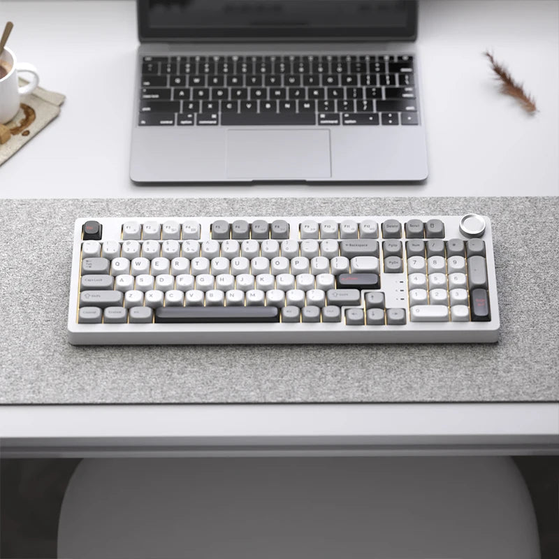 SKN Qinglong Mechanical Keyboard Three-Mode Connection Gasket Structure Hot Plug Low Latency Gaming Keyboard Work Effortlessly