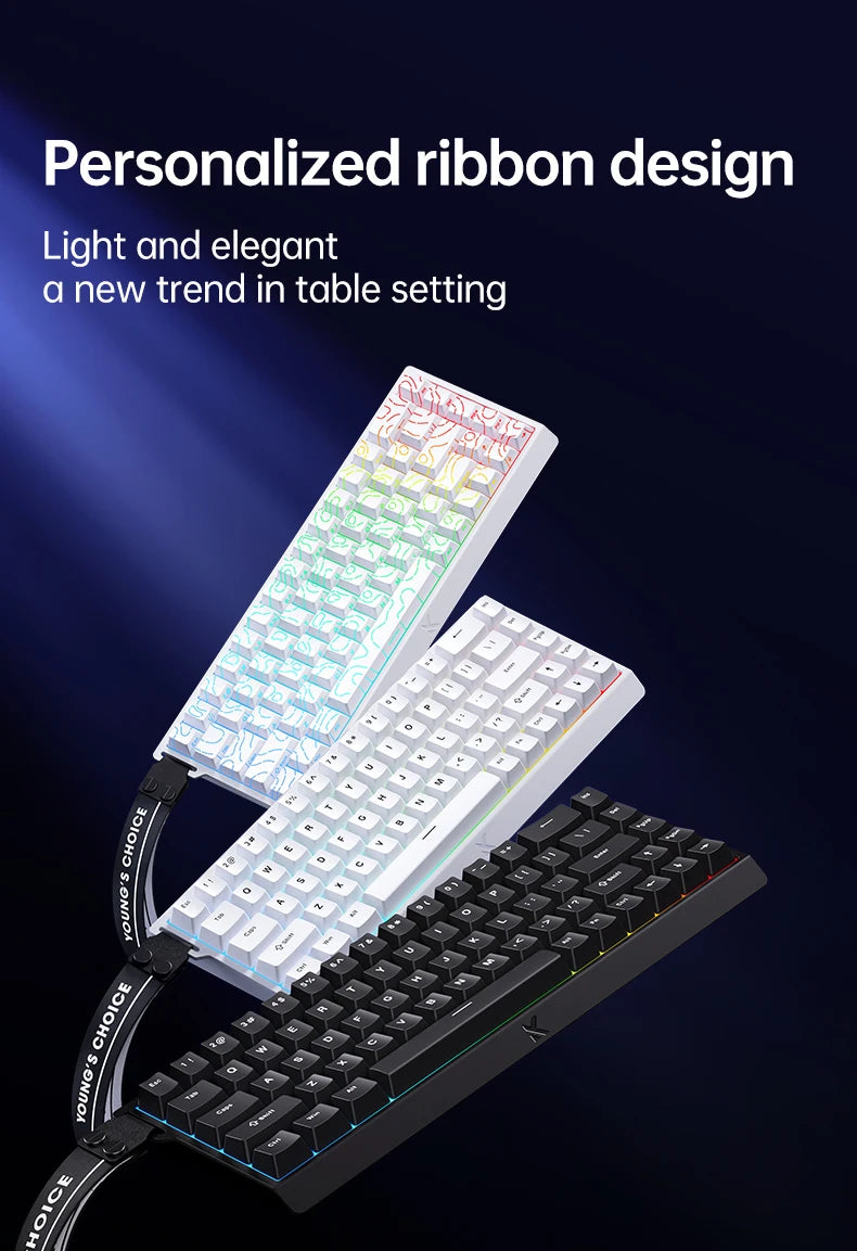 MCHOSE ACE68 Magnetic Keyboard Wired Mechanical ACE60 Pro for Gaming 0.01mm RapidTrigg 8000Hz SOCD/Rs 0.125ms 128K Sampling Rate