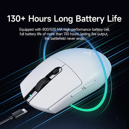 MCHOSE G3 Tri-Mode Wireless Gaming Mouse-PAW3311 Sensor,Type-C 2.4G/Bluetooth/Wired,Ultra-Light Ergonomic for PC/Laptop Gaming