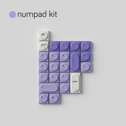 Keycaps Taro Milk Purple White Pbt Sublimation Building Blocks Toy Keycaps 155Keys For Diy Aula 75 Customized Keycap