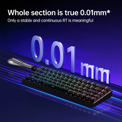 MCHOSE ACE68 Magnetic Keyboard Wired Mechanical ACE60 Pro for Gaming 0.01mm RapidTrigg 8000Hz SOCD/Rs 0.125ms 128K Sampling Rate