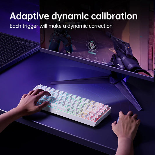 MCHOSE ACE68 Magnetic Keyboard Wired Mechanical ACE60 Pro for Gaming 0.01mm RapidTrigg 8000Hz SOCD/Rs 0.125ms 128K Sampling Rate