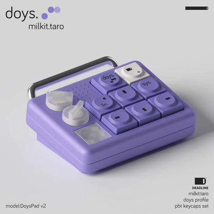 Keycaps Taro Milk Purple White Pbt Sublimation Building Blocks Toy Keycaps 155Keys For Diy Aula 75 Customized Keycap