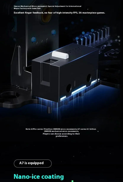 MCHOSE A7 Pro Ultra系列 2.4g無線遊戲電競滑鼠 PAW3950 客製化輕量化低延遲人體工學配件
