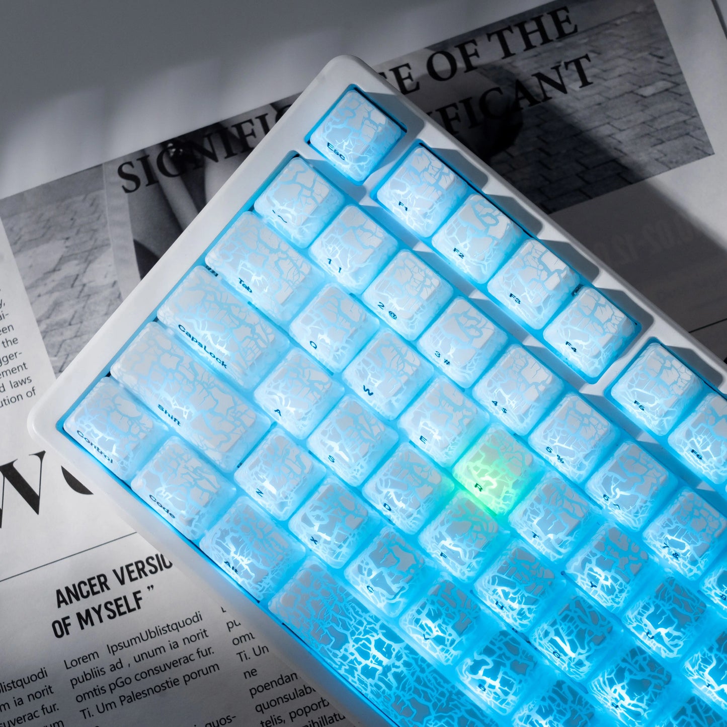 XVX 地形新版圖案透光 OEM 輪廓 IMD 技術鍵帽套裝 118 鍵