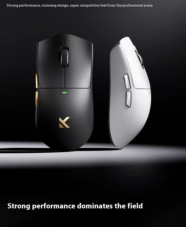 MCHOSE K7 Ultra Wireless Mouse Lightweight Gaming E-sports Mouse Wired /2.4G/ Bluetooth 3 Modes PAW3950 Dual Drive PC Accessorie