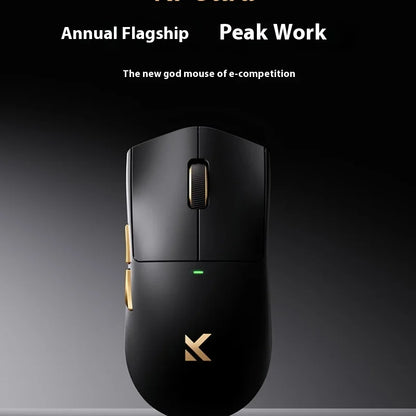 MCHOSE K7 Ultra Wireless Mouse Lightweight Gaming E-sports Mouse Wired /2.4G/ Bluetooth 3 Modes PAW3950 Dual Drive PC Accessorie