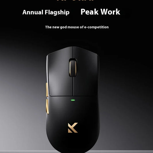 MCHOSE K7 Ultra Wireless Mouse Lightweight Gaming E-sports Mouse Wired /2.4G/ Bluetooth 3 Modes PAW3950 Dual Drive PC Accessorie