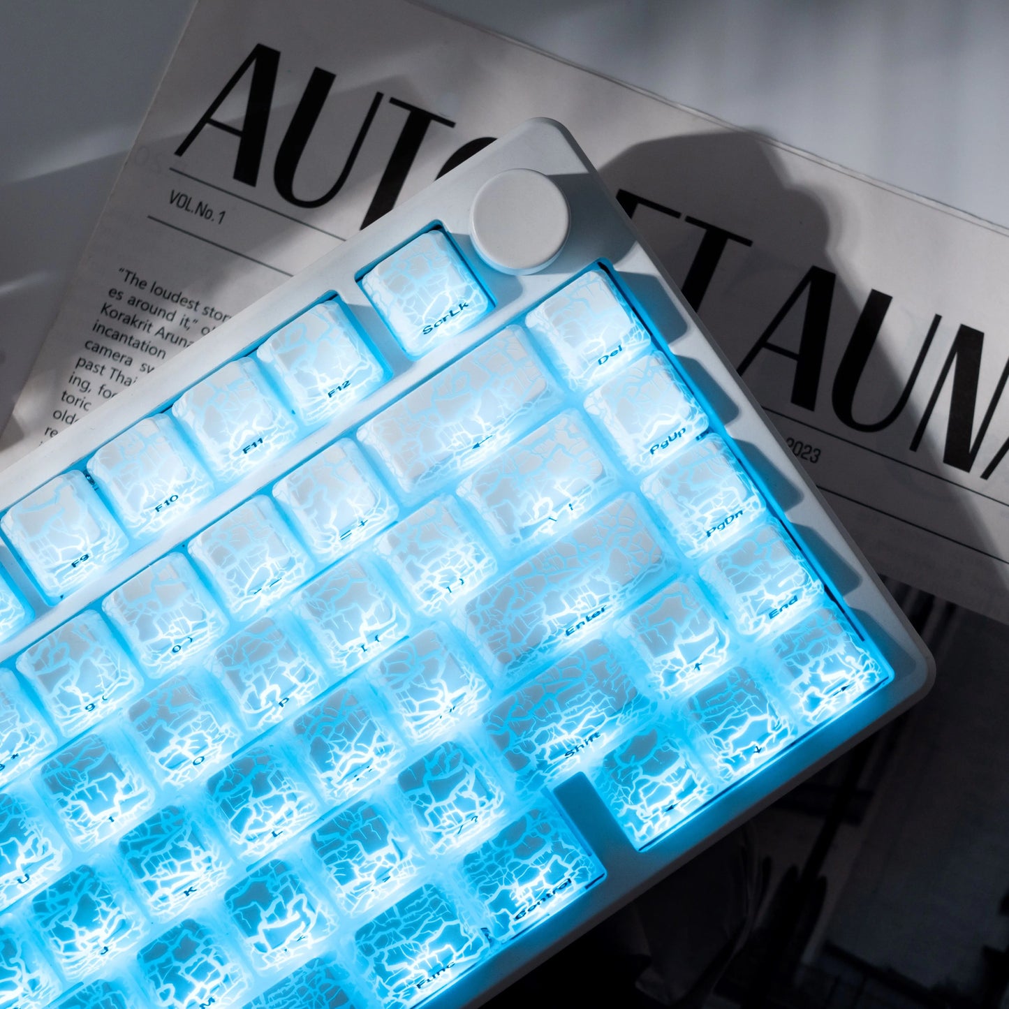 XVX 地形新版圖案透光 OEM 輪廓 IMD 技術鍵帽套裝 118 鍵