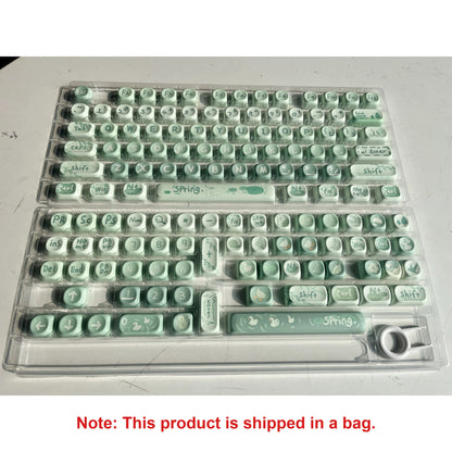 130+ Keys MOA Profile KT Cat PBT Keycaps Customs 5 Side Dye Sub Key caps  for Cherry Gateron MX Switches Mechanical Keyboards