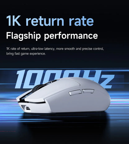 MCHOSE G3 Tri-Mode Wireless Gaming Mouse-PAW3311 Sensor,Type-C 2.4G/Bluetooth/Wired,Ultra-Light Ergonomic for PC/Laptop Gaming
